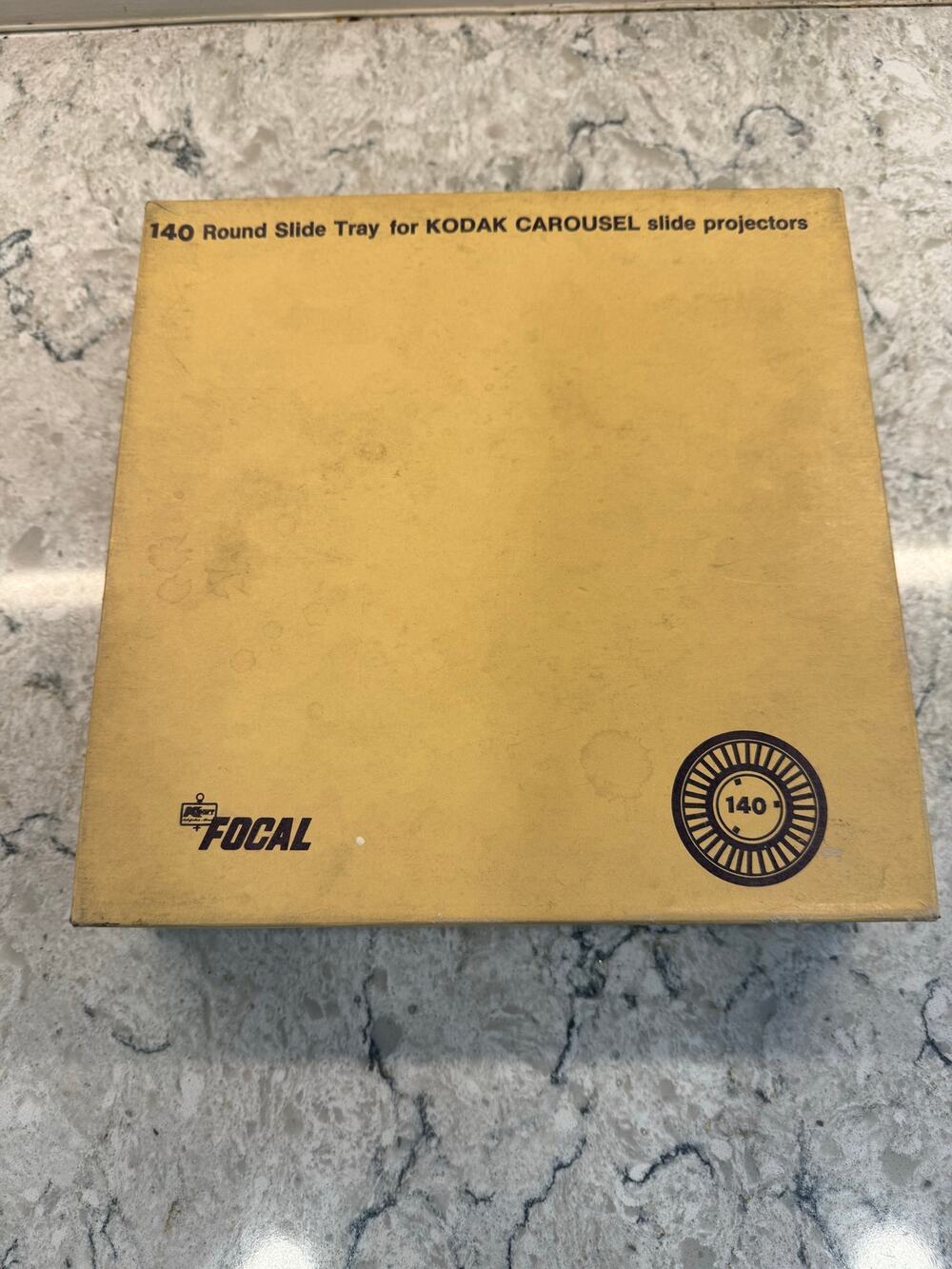 Vintage Kodak Carousel Focal 140 Slide Tray Carousel Open Box JL